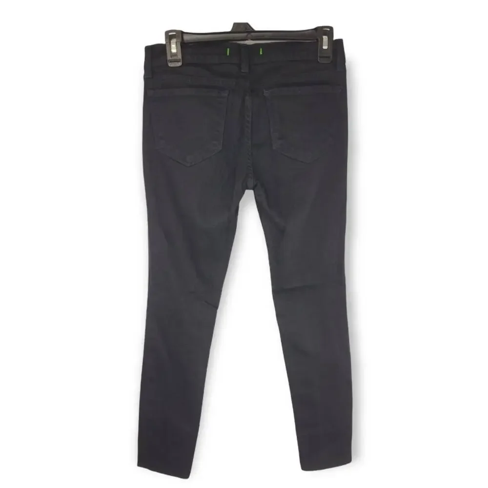 J Brand Jett Pencil Skinny Jeans Women's 26 Black‎